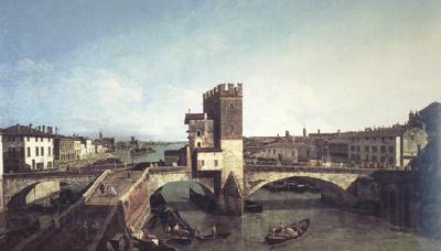 Bernardo Bellotoo View of the Ponte delle Navi,Verona (nn03) France oil painting art